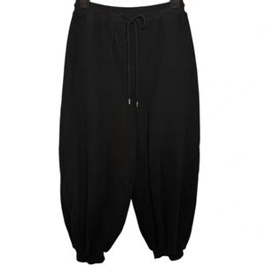 NAP Loungewear Balloon Cotton Sweatpants Black Comfy Joggers Small